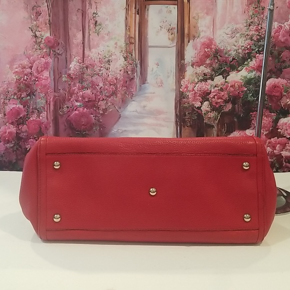 GUCCI SOHO SHOULDER BAG LEATHER LARGE RED - Picture 13 of 16